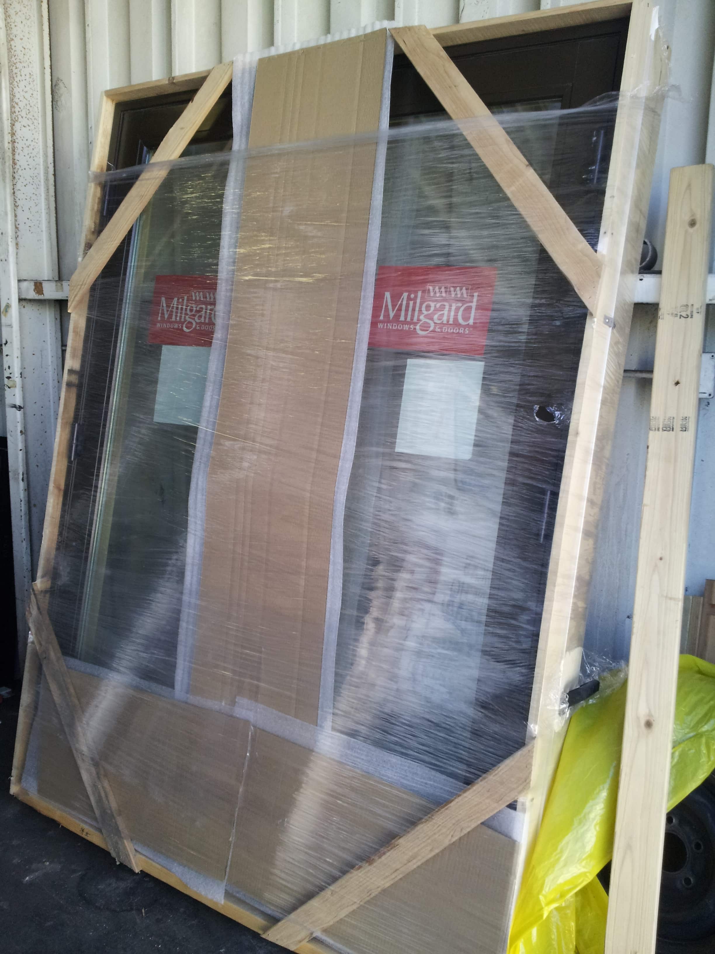 Woodclad Door in Packaging