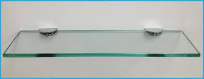 Dick's Rancho Glass has a variety of glass shelf edging