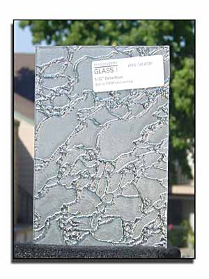 delta frost pattern glass for cabinets
