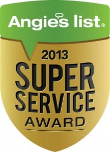 Dick's Rancho Glass earns the Angie's List Super Service Award for the third year in a row!