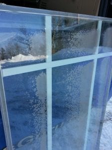seal failure on LowE window | replacement windows sacramento