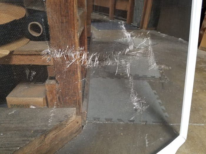 screen repair - broken window screen